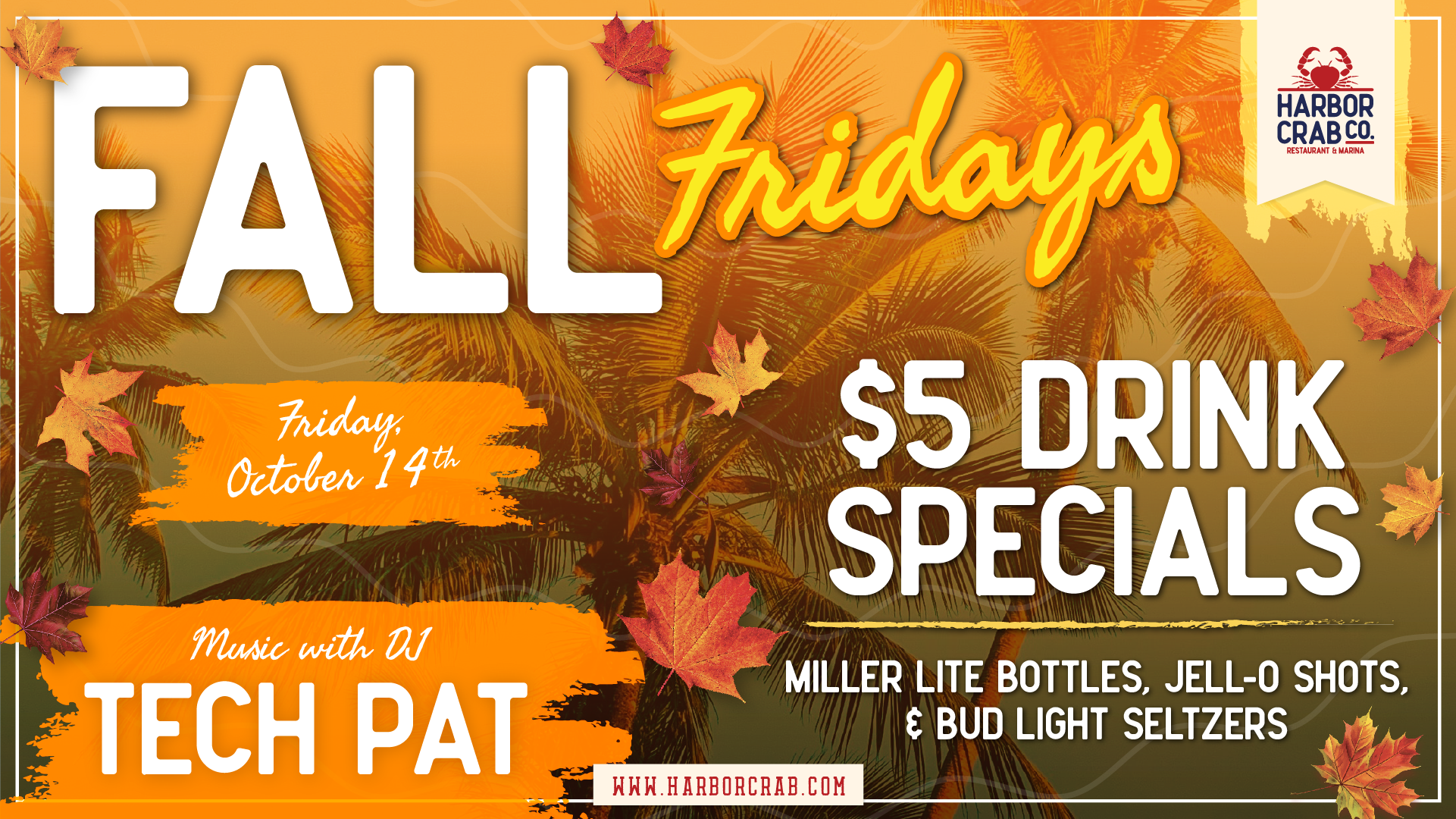 Flyer for Fall Friday on October 14th