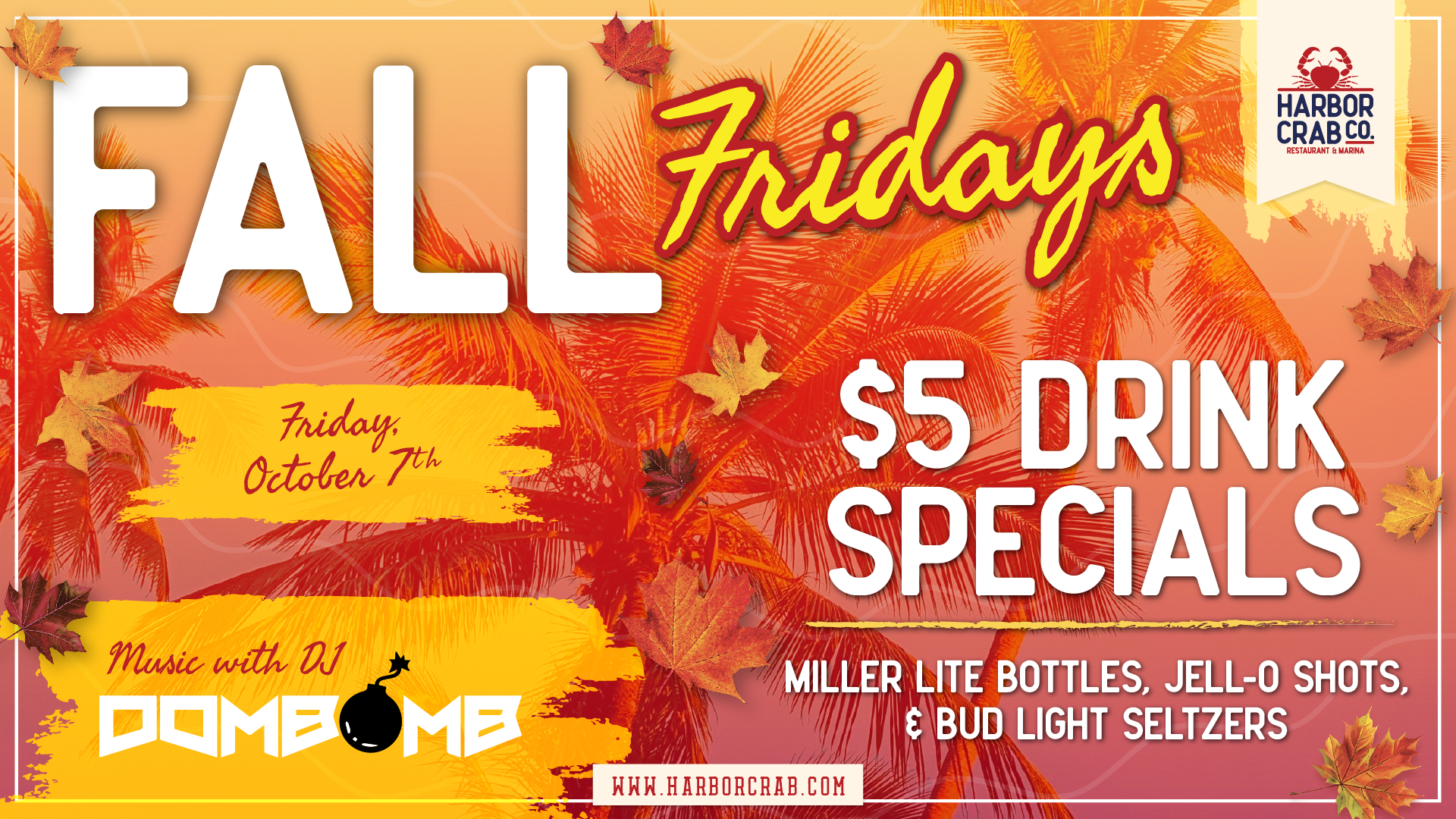 Flyer for Fall Friday on Oct 7th