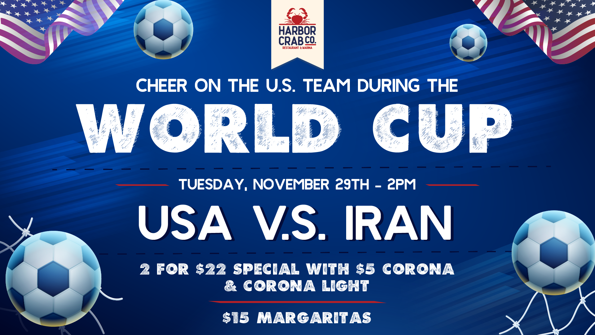 Cover for World Cup game on Tuesday, November 29th at 2pm
