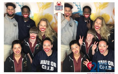 A group of people smiling for a photo.