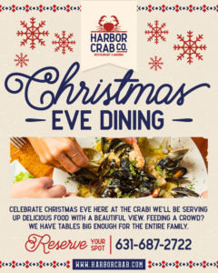 Christmas Eve Dining flyer.