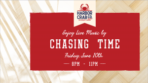 Flyer for Chasing Times on Fri June 10th at 8pm