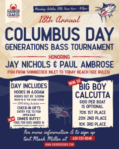 18th Annual Columbus Day flyer