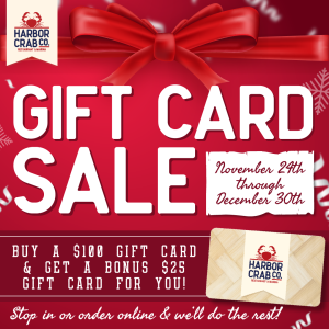 Harbor Crab's Gift Card Sale 2023